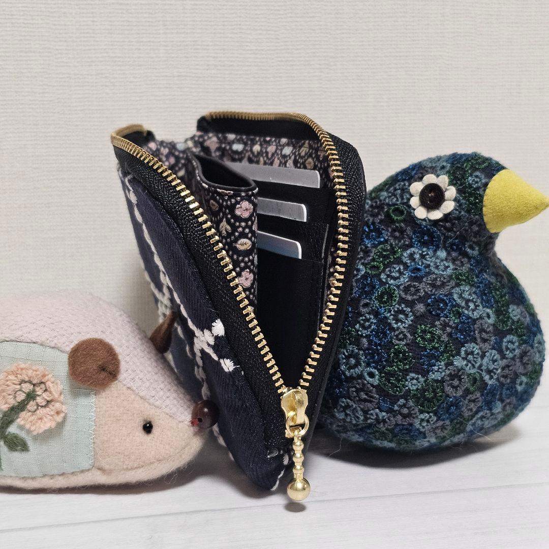 先行セミオーダー★ 新作シンフォニー ネイビー ミニウォレット(先着9)