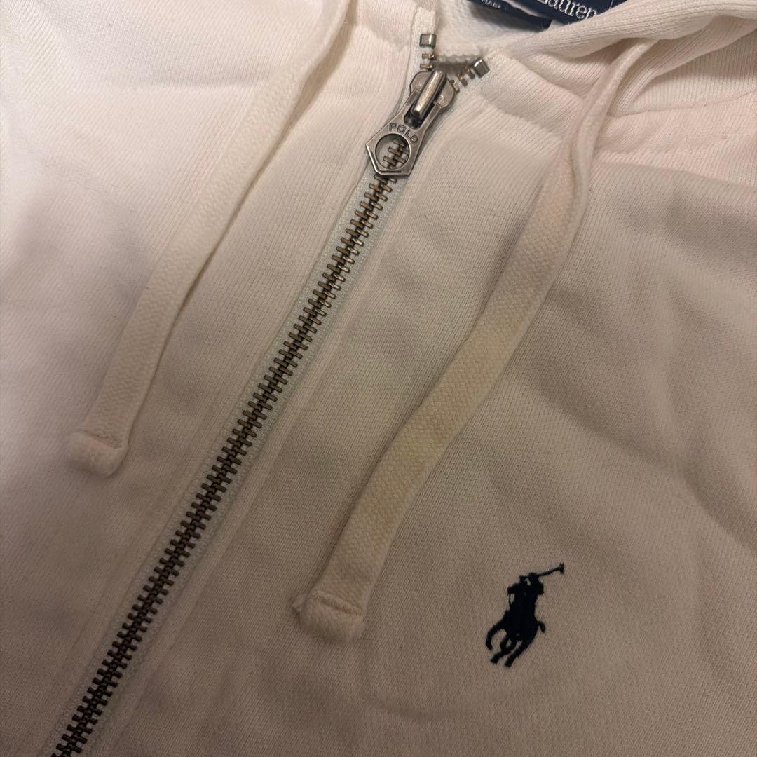 ラルフローレン　パーカー　白