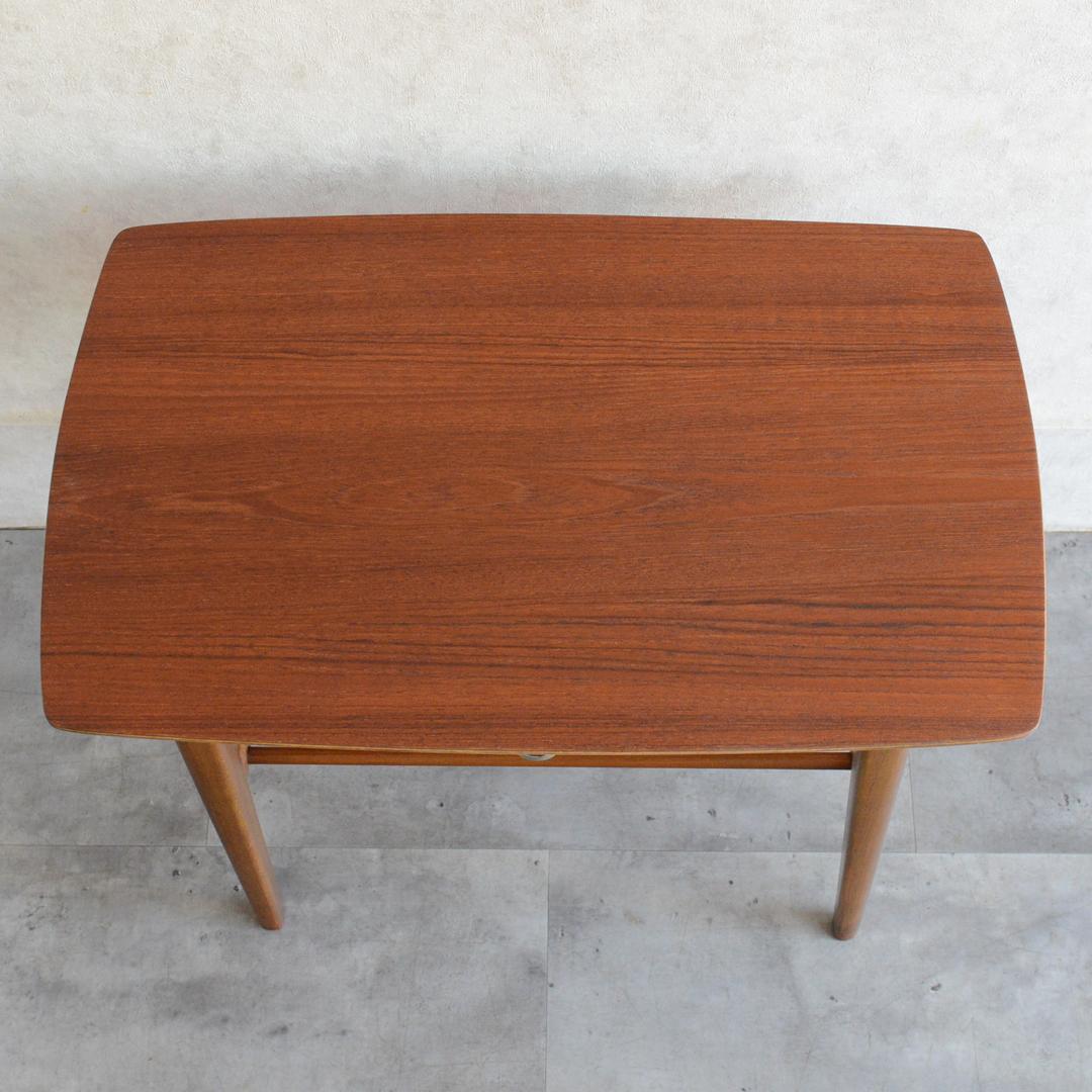 デンマーク 北欧ヴィンテージ 抽斗付 サイドテーブル 北欧家具 ナイトテーブル