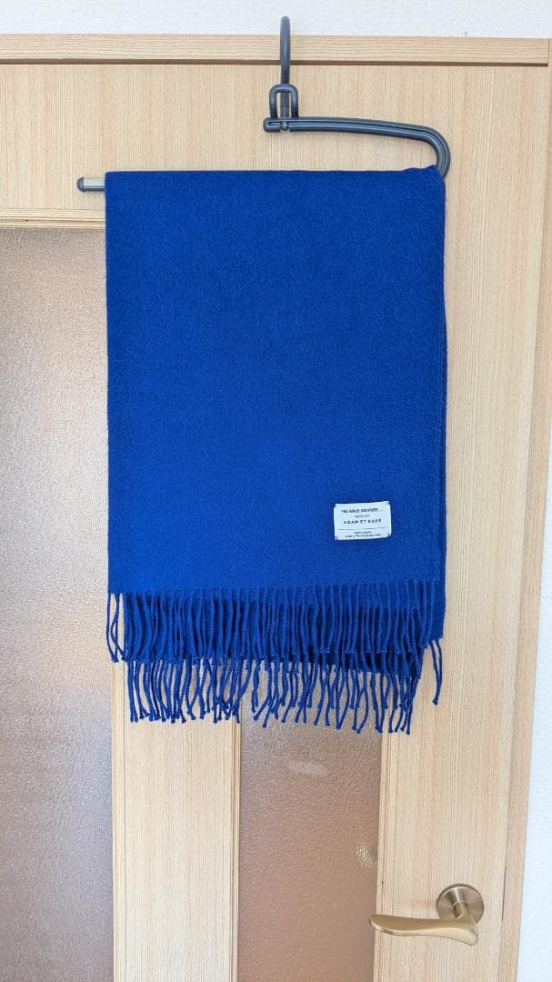 イノウエブラザーズ　ADAM ET ROPE'別注　大判ストール　ブルー