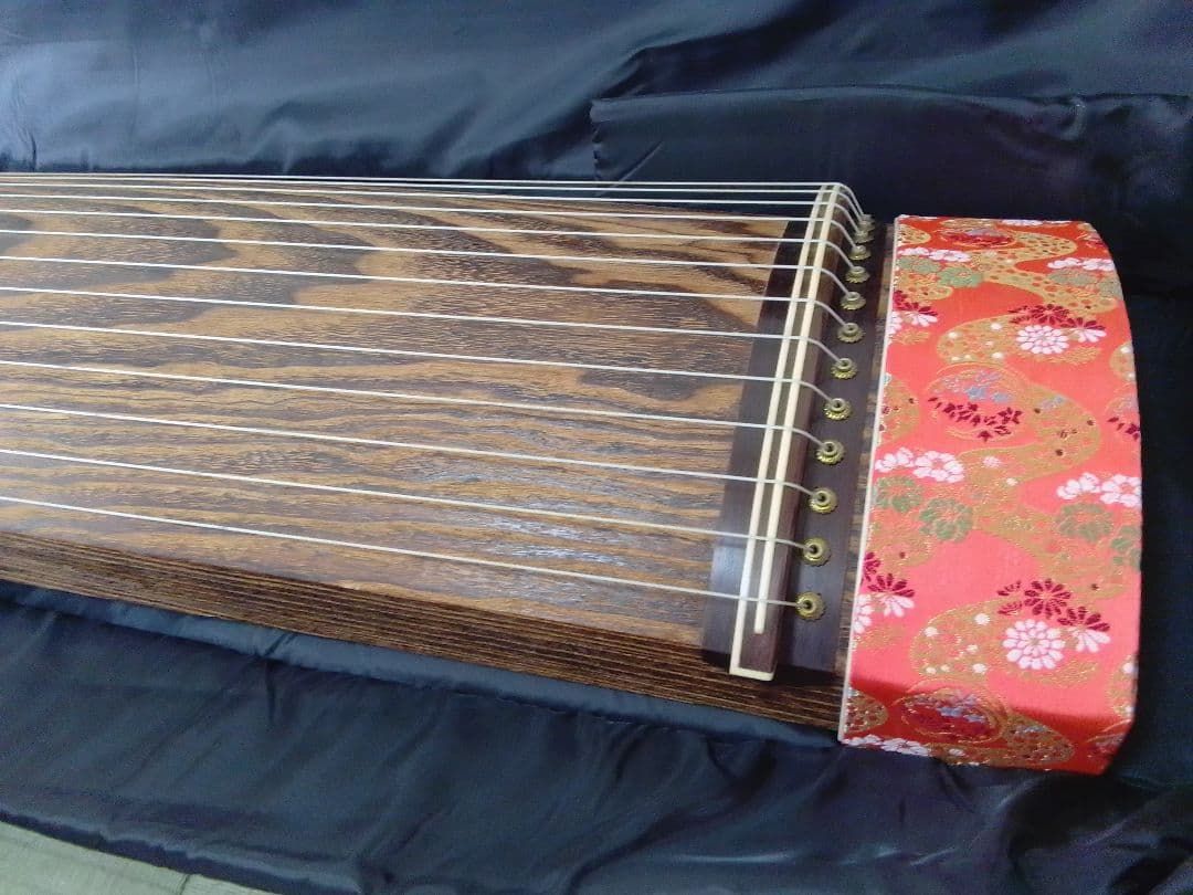 お琴 箏 全長約183cm×全幅約25cm 和楽器 13弦 ソフトケース付