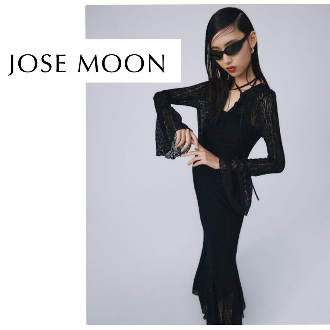 JOSEMOON ジョゼムーン ベルスリーブ レース ドレス ワンピース