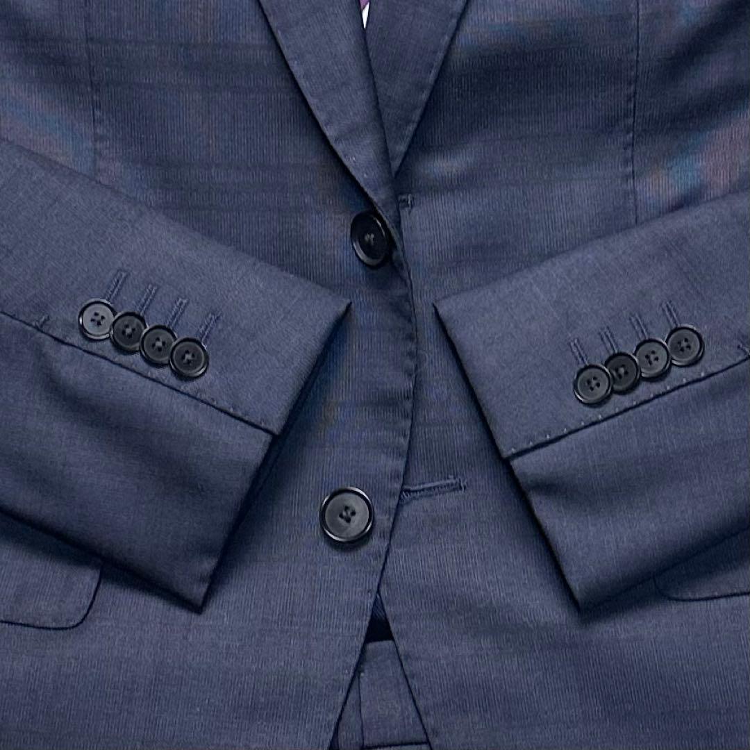 希少 極美品 トゥモローランド ピルグリム 英国×伊生地 シルク混 光沢 上下