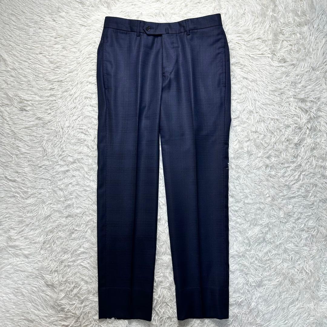 希少 極美品 トゥモローランド ピルグリム 英国×伊生地 シルク混 光沢 上下