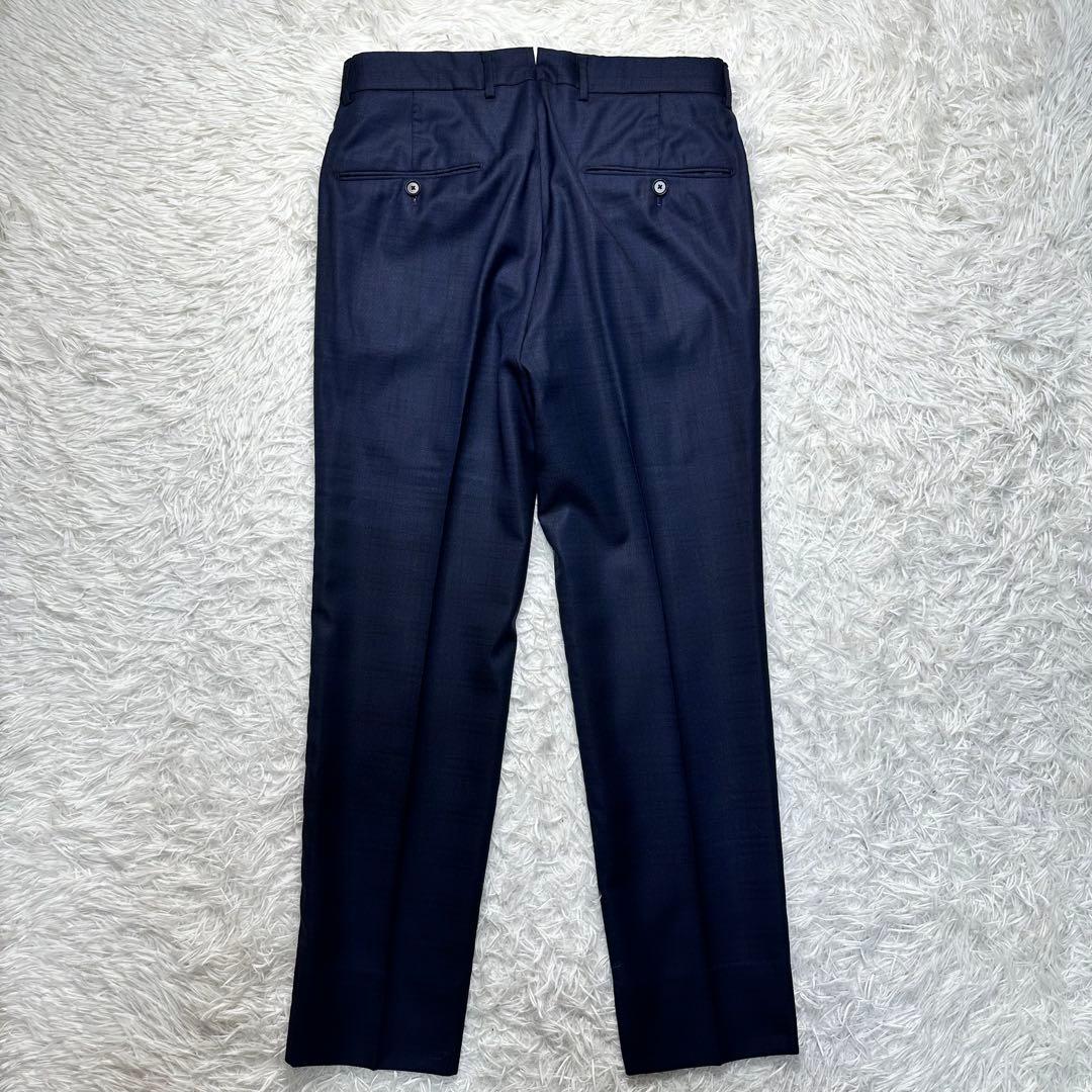 希少 極美品 トゥモローランド ピルグリム 英国×伊生地 シルク混 光沢 上下