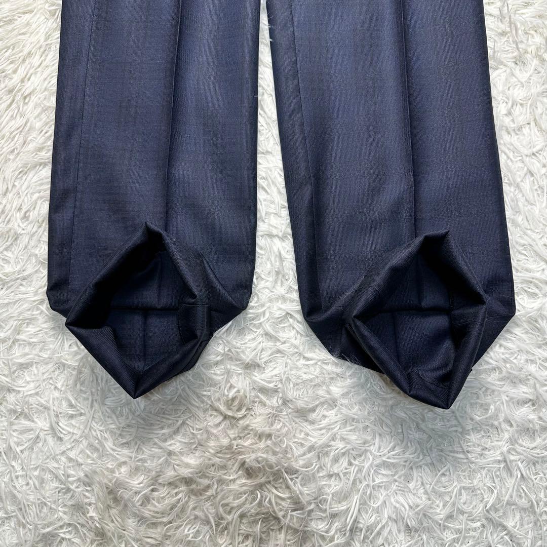 希少 極美品 トゥモローランド ピルグリム 英国×伊生地 シルク混 光沢 上下