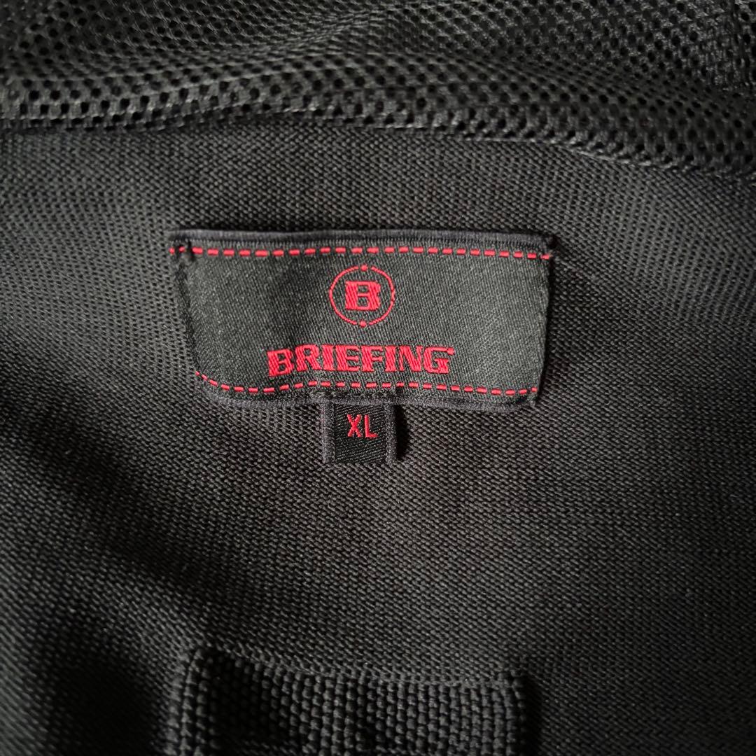 【美品✨】ブリーフィング　ニットジャケット　パーカー　XL ジップ　ブラック　黒