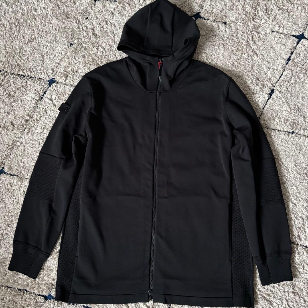 【美品✨】ブリーフィング　ニットジャケット　パーカー　XL ジップ　ブラック　黒