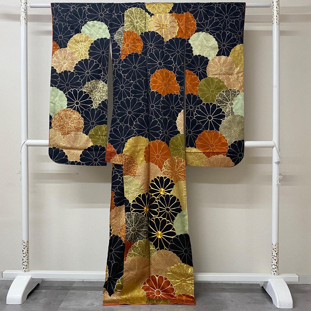 ⭐︎K0858 美品 逸品 豪華 古典 金彩 金駒刺繍 正絹 振袖