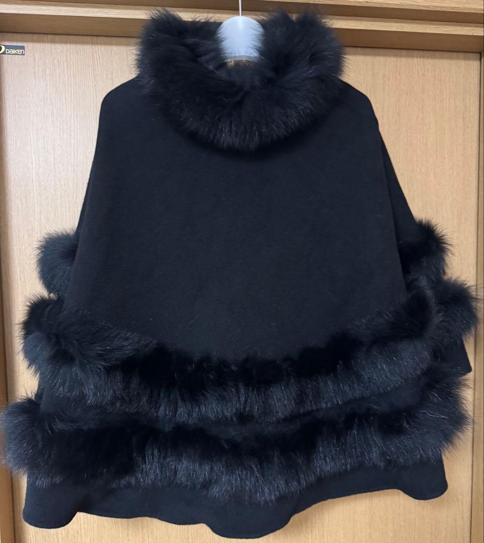 Filomo ケープコート フォックスファー