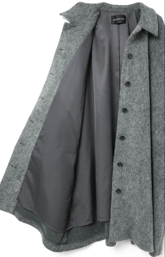 メリッサ　mizuiro ind ワイドシャツライクジャケット（グレー）