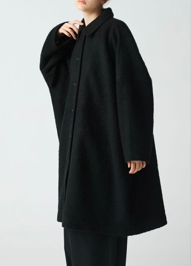 メリッサ　mizuiro ind ワイドシャツライクジャケット（グレー）