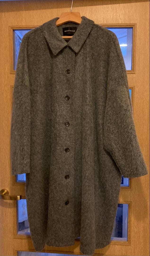 メリッサ　mizuiro ind ワイドシャツライクジャケット（グレー）