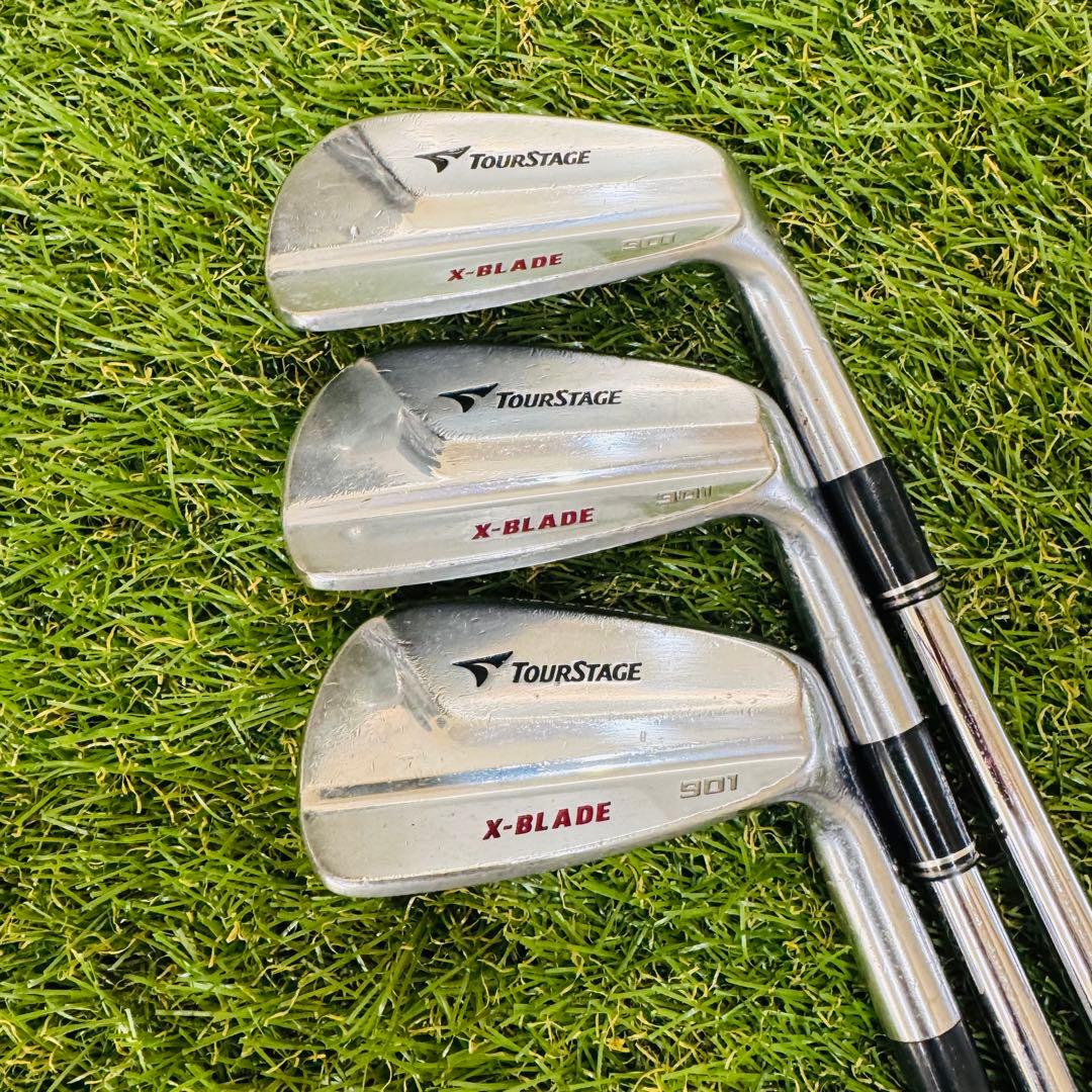 【グリップ新品】TOURSTAGE X-BLADE 901 アイアンセット ６本