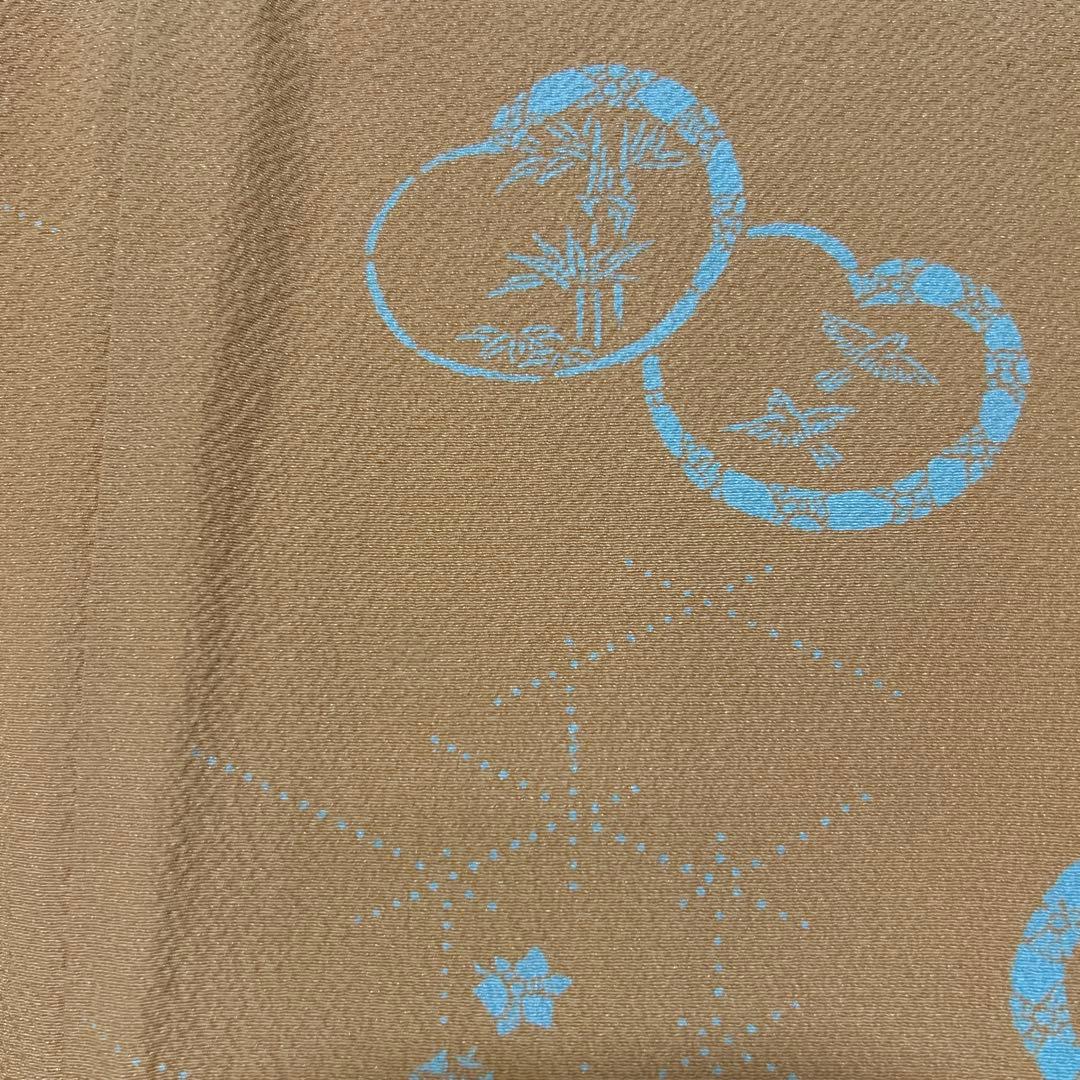 着物　ちりめん小紋　ジュサブロー トールサイズ 裄長