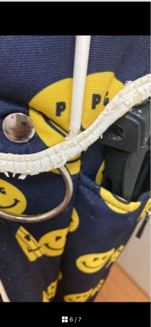 PEARLY GATES スマイリーフェイス キャディバッグ