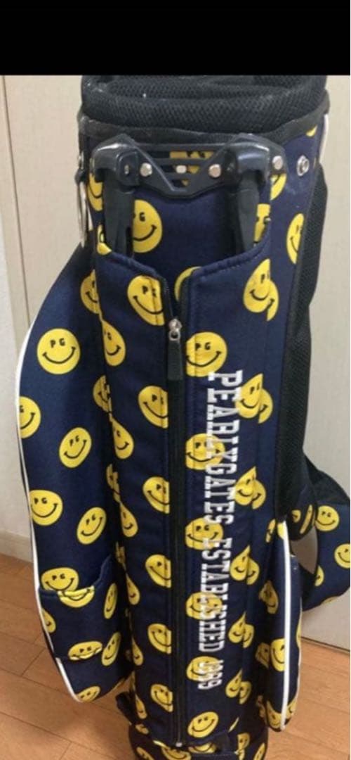 PEARLY GATES スマイリーフェイス キャディバッグ