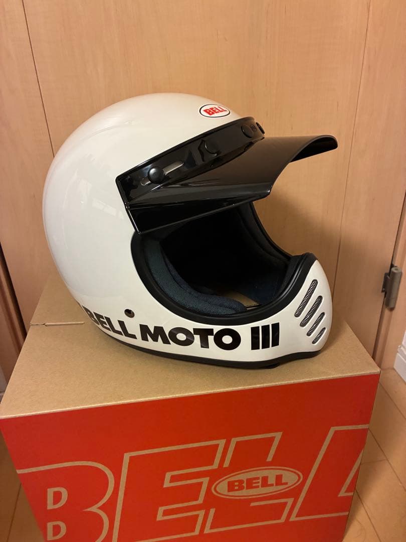 BELL MOTO III フルフェイスヘルメット復刻 ホワイト