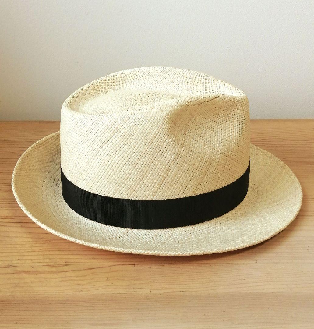 オーバーライド　パナマハット　中折れハット　トキヤ草　日本製
