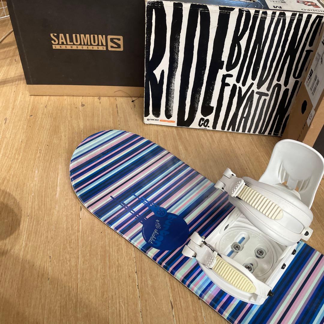 BURTON　キッズスノーボードセット　126cm　バートン　バイン付3点セット