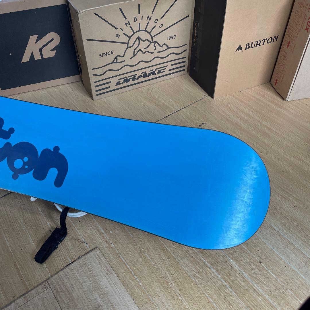BURTON　キッズスノーボードセット　126cm　バートン　バイン付3点セット