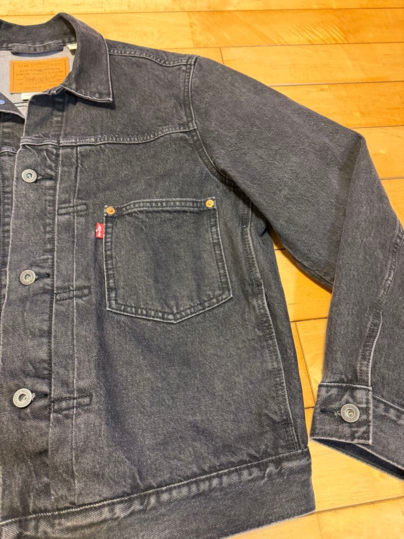 Levi's 1st 大戦モデル 先染め ブラックデニム Gジャン