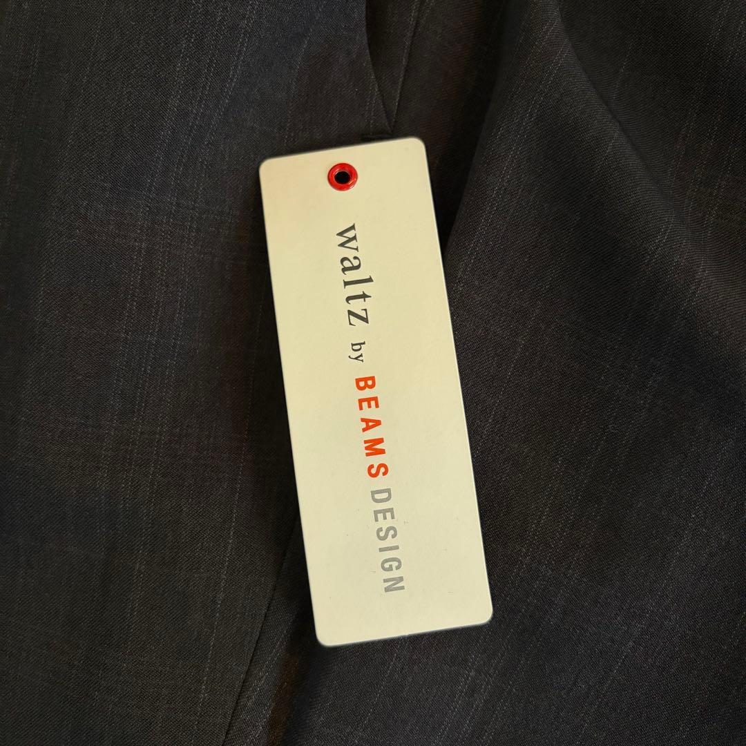 ビームス BEAMS フォーマルスーツ 黒 チェック 150cm 卒業式