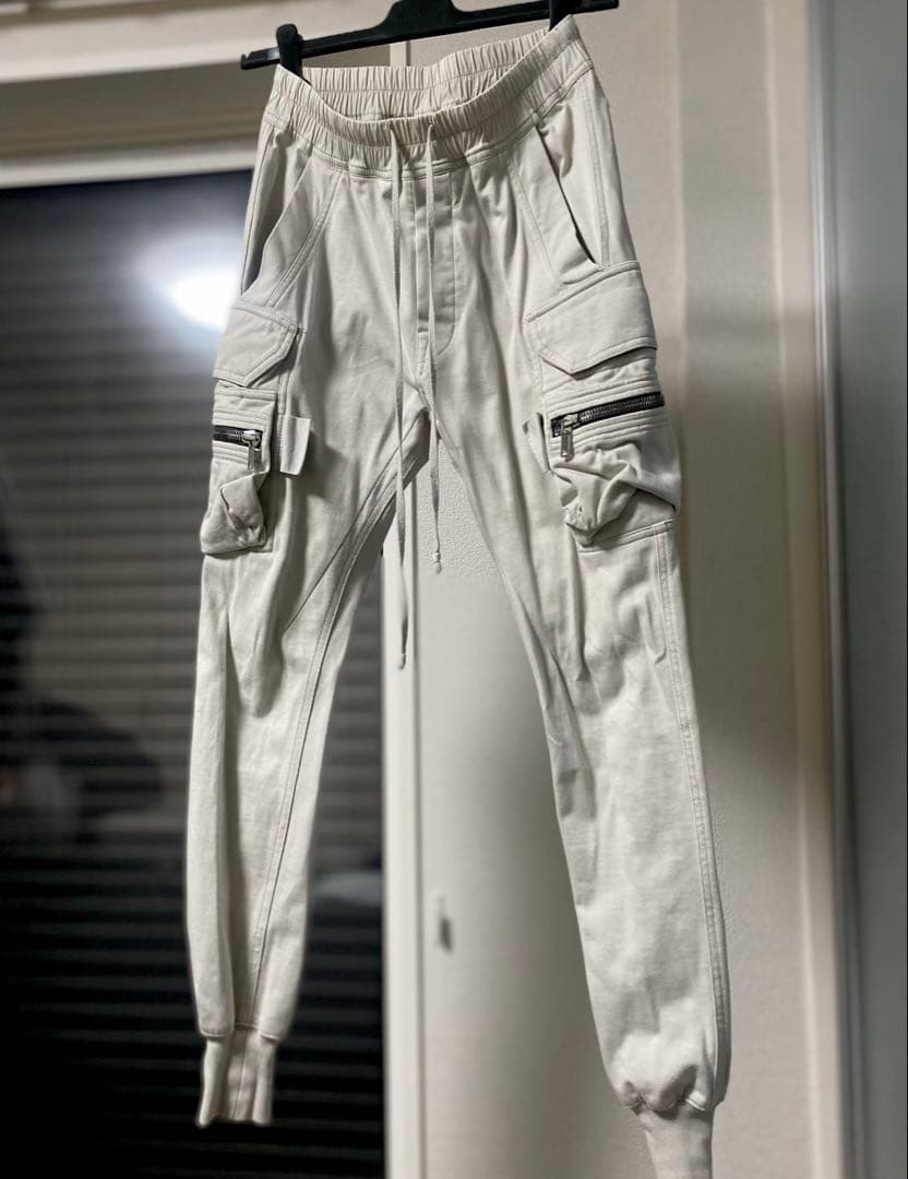 パンツ Rick Owens mastodon cargo pants ba PEARL