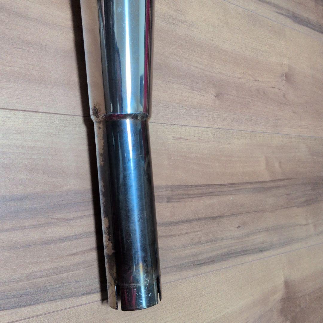 SR400 ステンレスマフラー テーパー形状