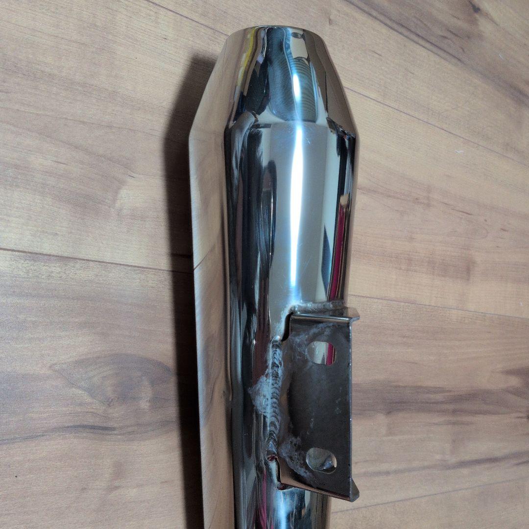 SR400 ステンレスマフラー テーパー形状