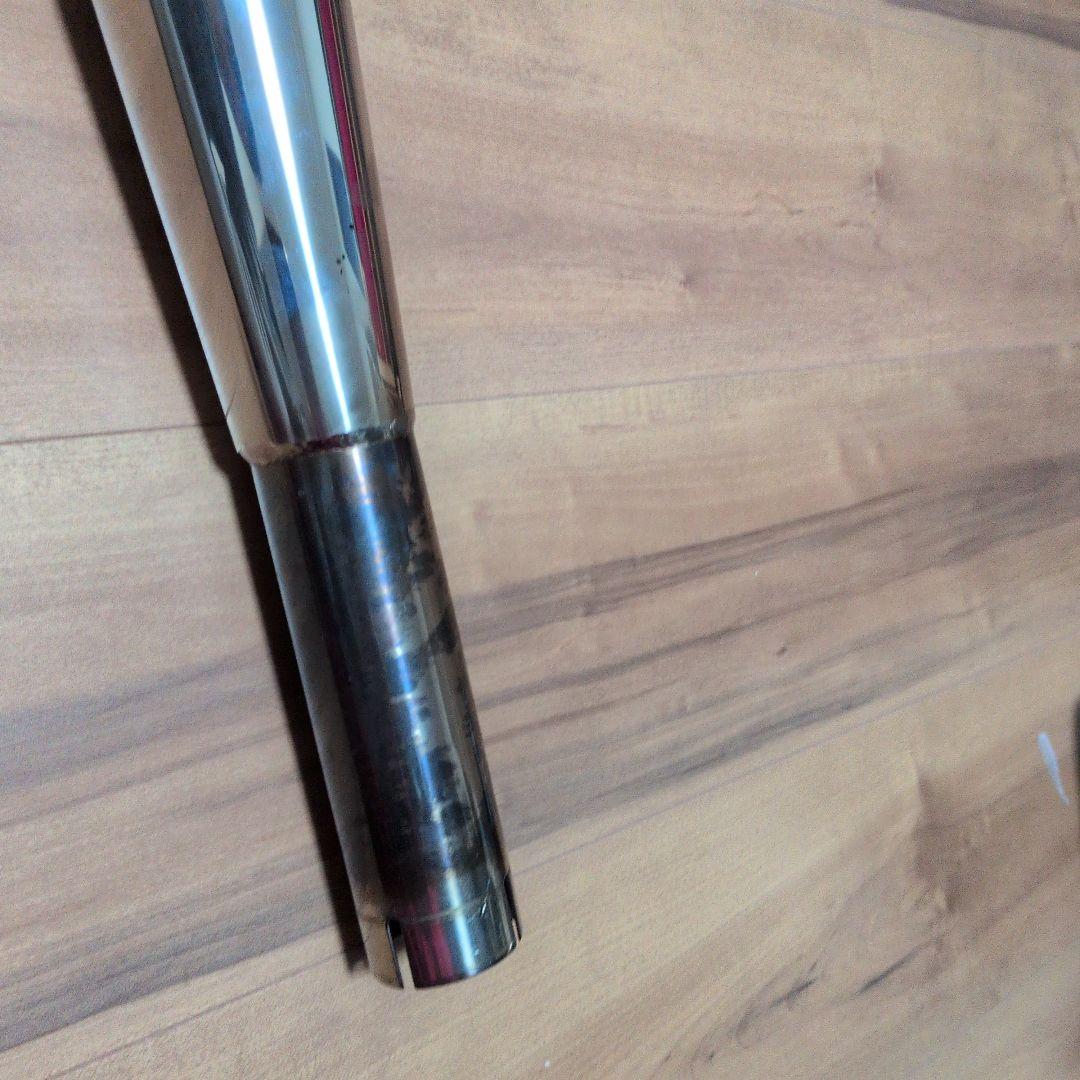 SR400 ステンレスマフラー テーパー形状