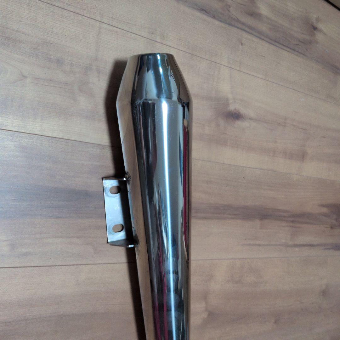 SR400 ステンレスマフラー テーパー形状