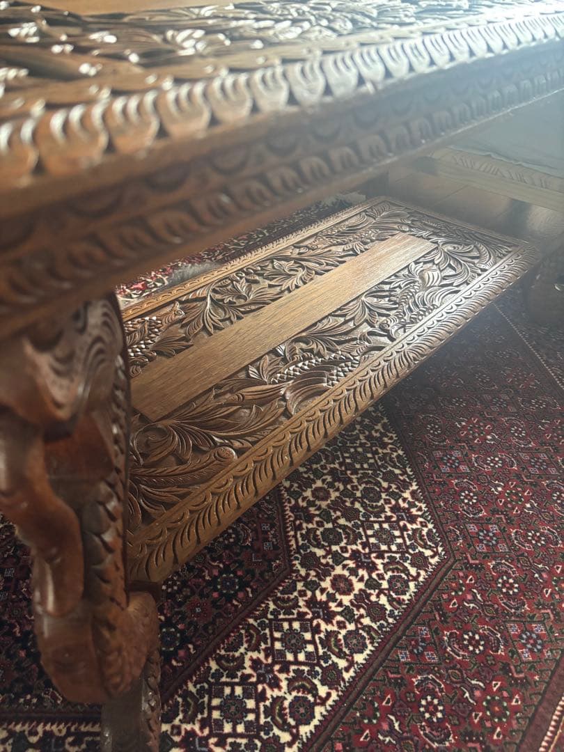 ヴィンテージ ローテーブル チーク材使用 美品 ミッドセンチュリーデザイン