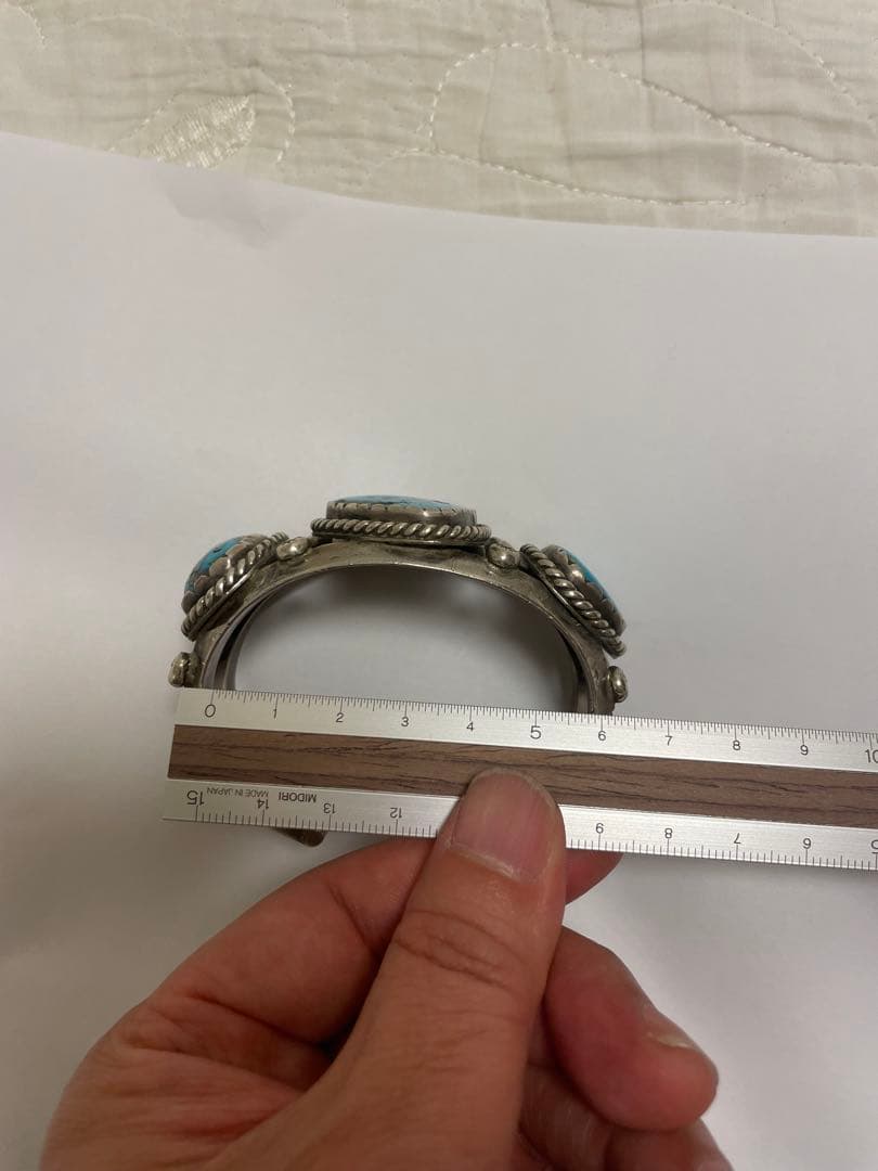 ターコイズストーン シルバーバングル