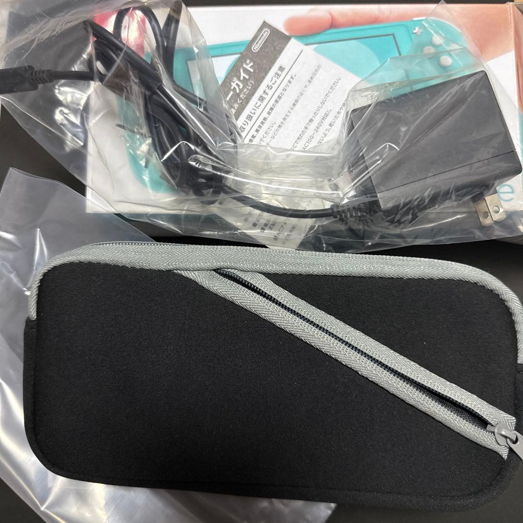 Nintendo Switch Lite ターコイズ 本体　ケース　箱付