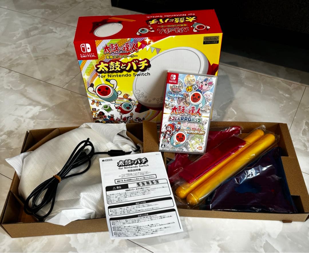 数時間時間限定値引き!! Switch 太鼓の達人　ソフト＆太鼓セット