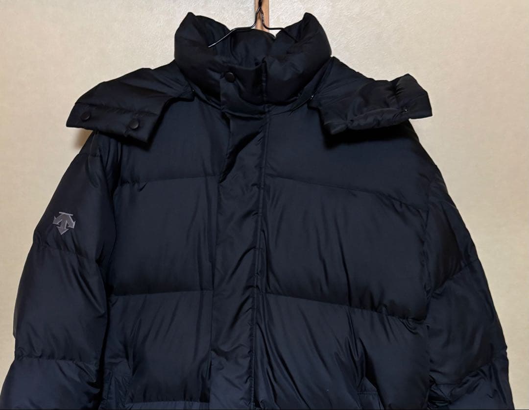 デサント ベンチコート スーパー ロング ダウンコート フード付き 中綿 防寒