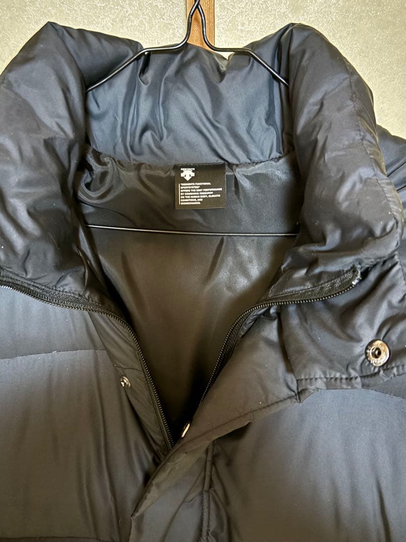 デサント ベンチコート スーパー ロング ダウンコート フード付き 中綿 防寒