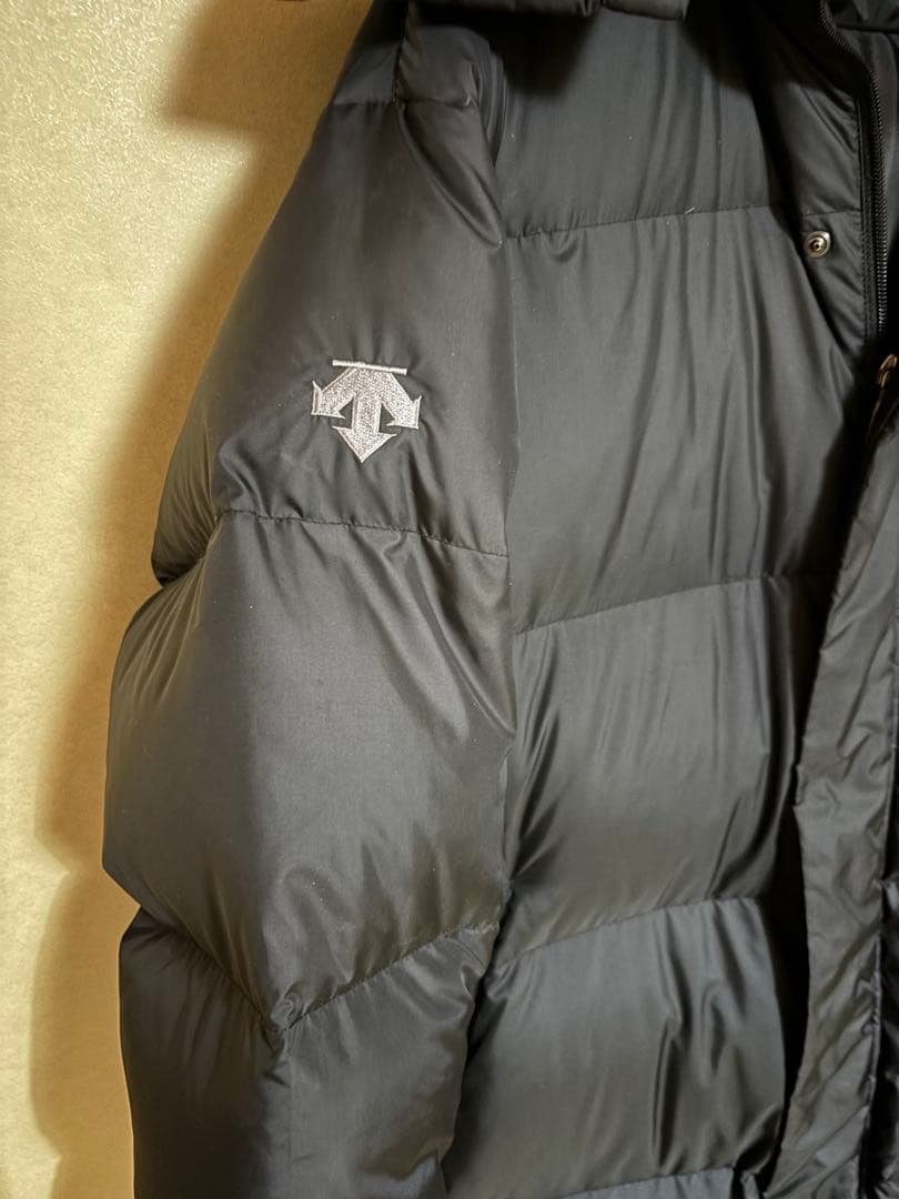 デサント ベンチコート スーパー ロング ダウンコート フード付き 中綿 防寒