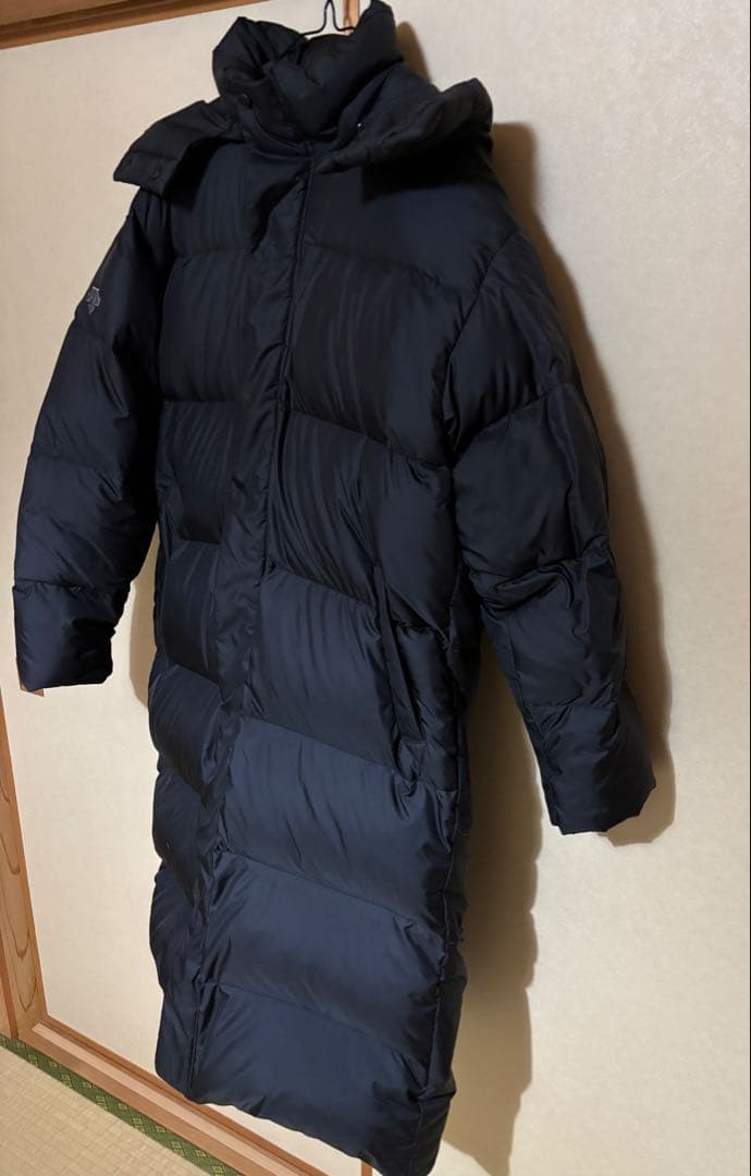 デサント ベンチコート スーパー ロング ダウンコート フード付き 中綿 防寒