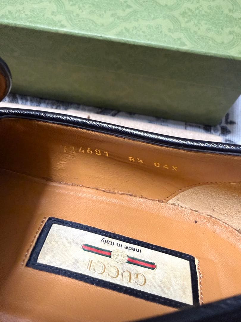 GUCCI　フリンジ　タッセル　ローファー　8 1/2