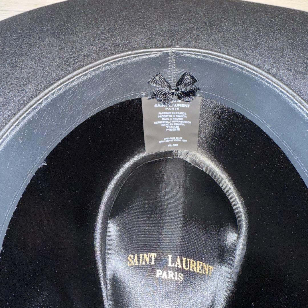 SAINT LAURENT サンローラン ハット ブラック 正規品