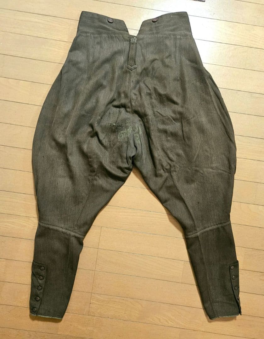 日本軍　将校　冬短袴　乗馬ズボン