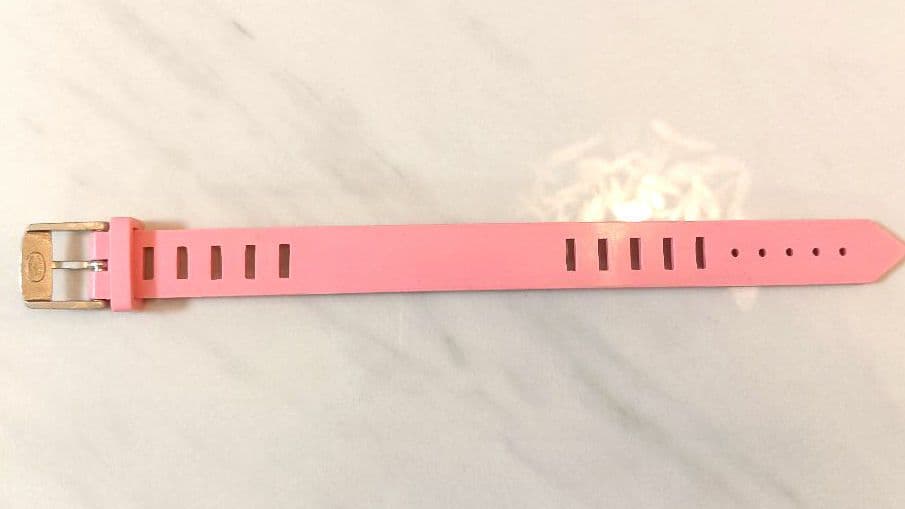 ★美品★CHANEL シャネル ピンク ラバーベルト ラバーブレスレット