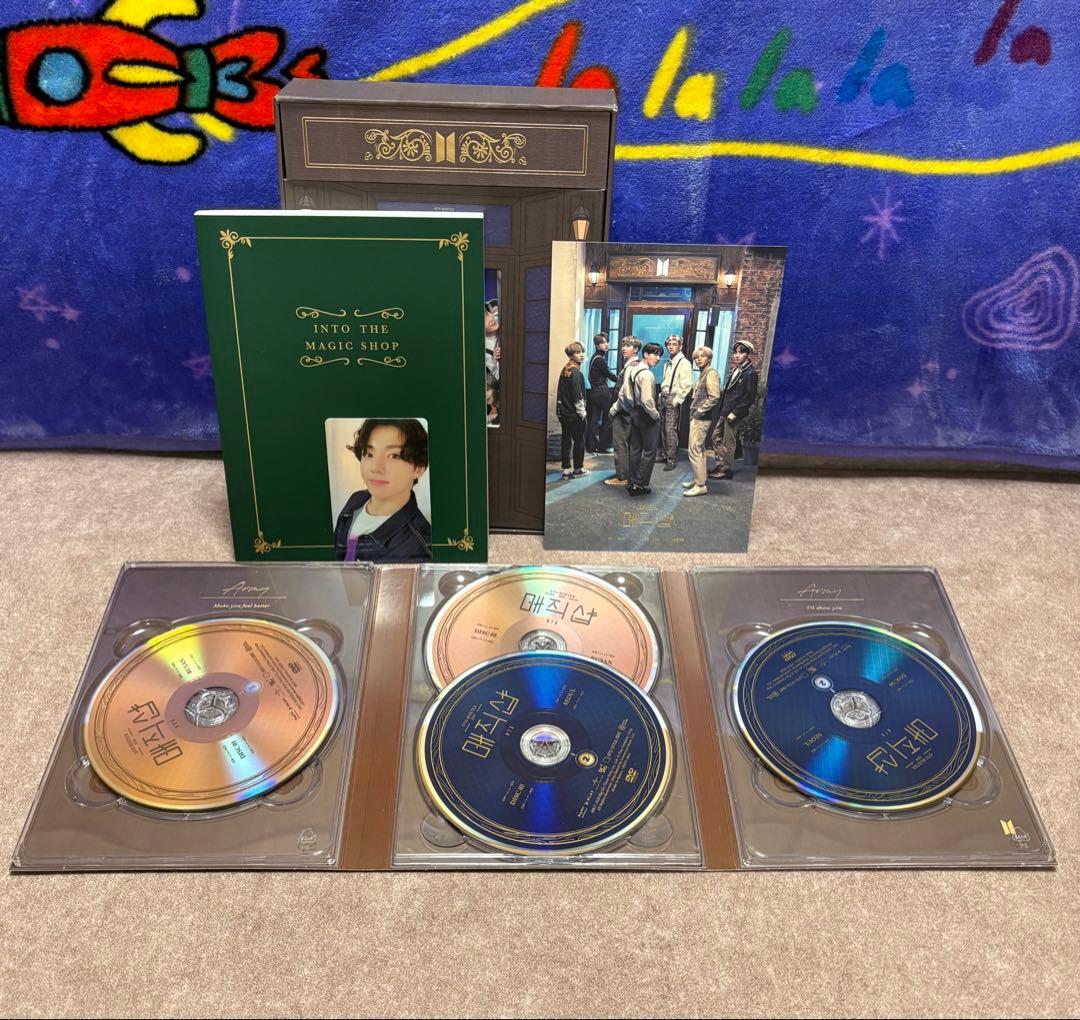BTS magic shop 韓国 釜山 ソウル　DVD トレカ ジョングク