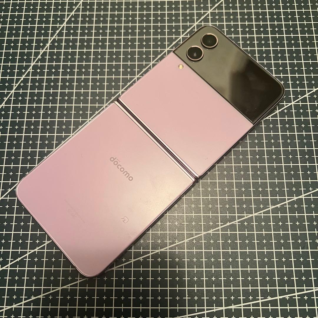 かなり綺麗　Samsung Galaxy Z Flip4 国内版sc-54c 紫