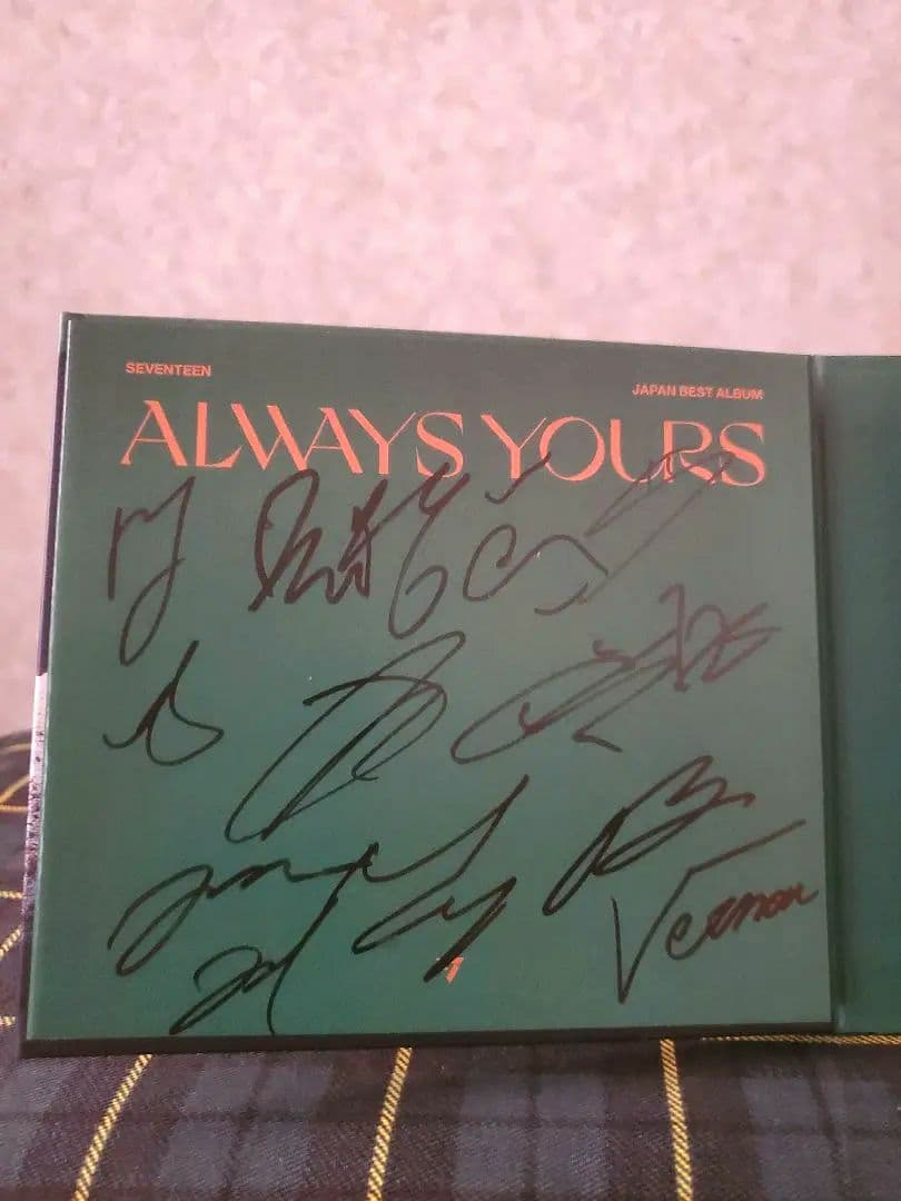 SEVENTEEN ALWAYS YOURS 日本ベストアルバム サイン入り