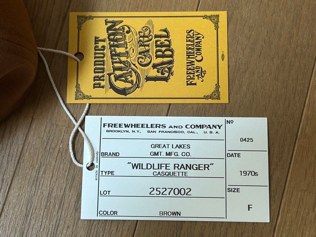 フリーホイーラーズ WILDLIFE RANGER キャスケット　ダック生地