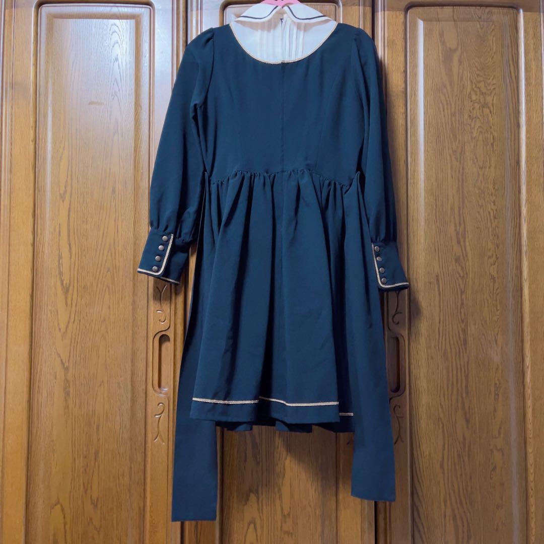 レオポルダワンピース　ネイビー　InnocentWorld イノセントワールド