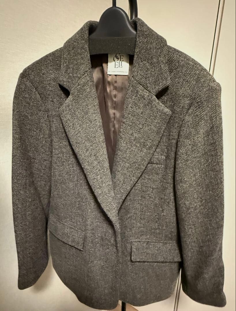 collab オーバーショルダーテーラードジャケット　S